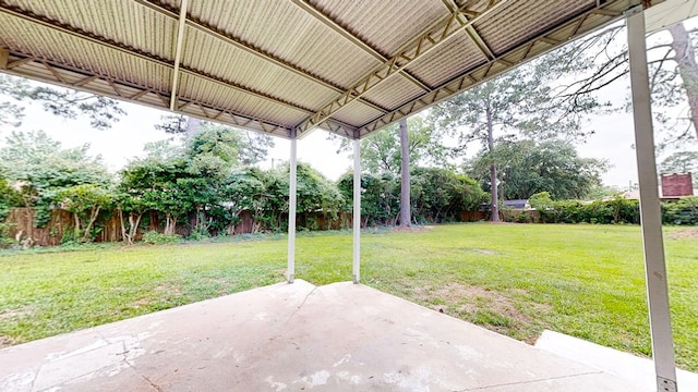 1007 Deborah St, Dothan, AL 36301 - fenced backyard with a patio