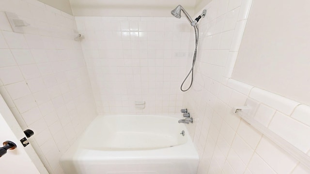 1007 Deborah St, Dothan, AL 36301 - full bathroom with shower / bath combination and tile walls