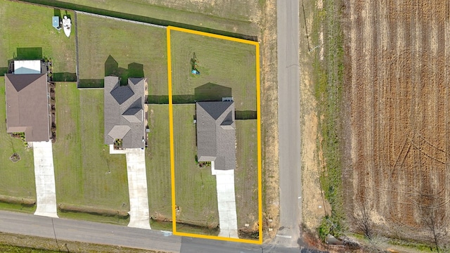 2027 S County Road 9, Newton, AL 36352 - aerial view of property and surrounding area featuring property boundaries highlighted