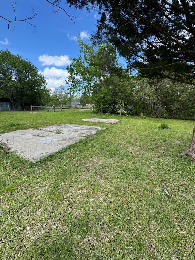 view of yard