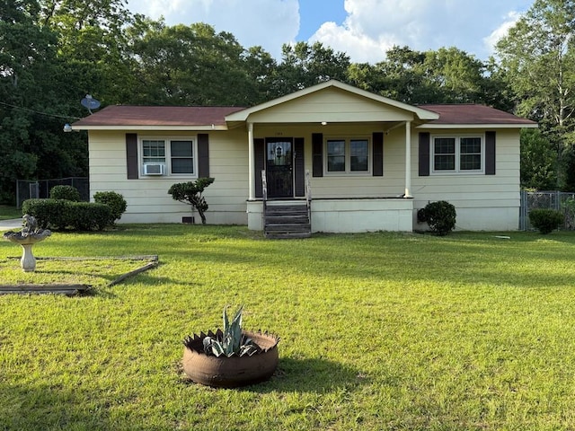 2303 Brown St, Dothan, AL 36303 - ranch-style home featuring covered porch and cooling unit