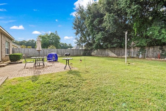 114 Bluffton Rd, Dothan, AL 36301 - fenced backyard featuring a patio