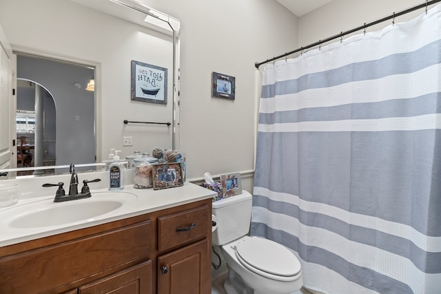 114 Bluffton Rd, Dothan, AL 36301 - bathroom with toilet and vanity