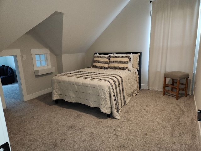 512 Gladstone Way, Dothan, AL 36305 - bedroom with carpet, vaulted ceiling, and baseboards