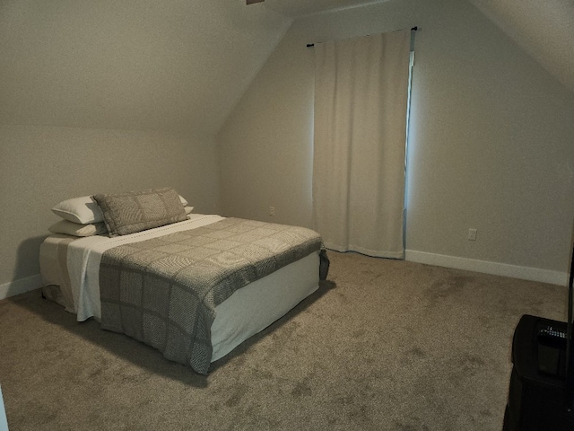 512 Gladstone Way, Dothan, AL 36305 - bedroom with lofted ceiling, carpet flooring, and baseboards