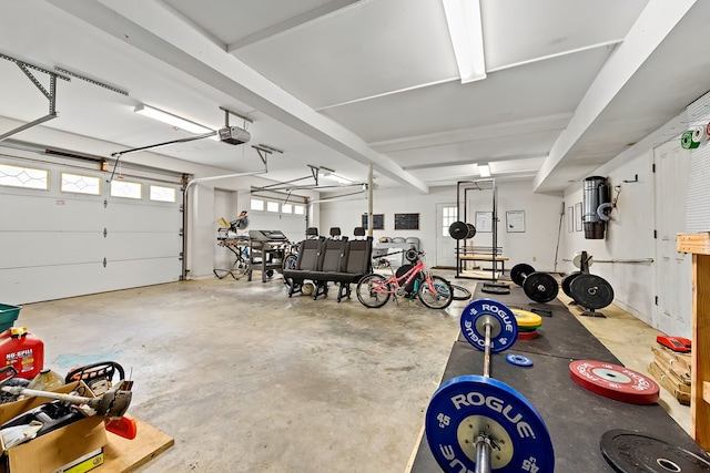 4 Woodmere Dr, Dothan, AL 36305 - garage with a garage door opener and a central vacuum unit