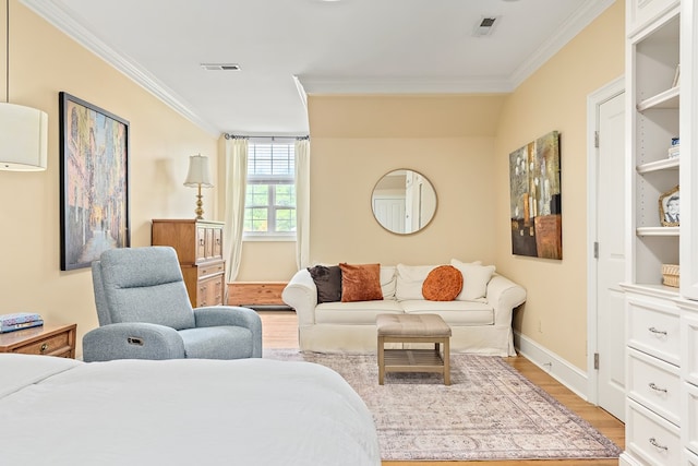 4 Woodmere Dr, Dothan, AL 36305 - bedroom featuring ornamental molding and light wood-style flooring