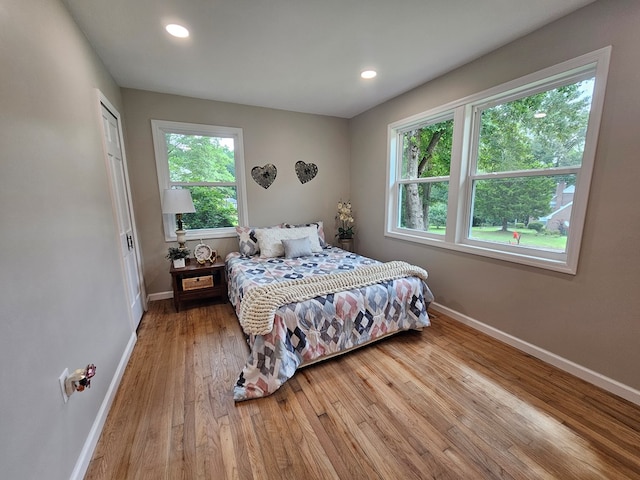 276 Fairview, Ozark, AL 36360 - bedroom with wood finished floors and recessed lighting