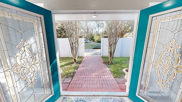 view of doorway