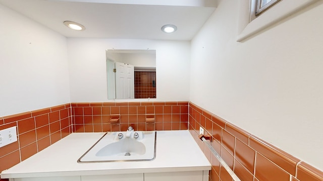 bathroom with a sink
