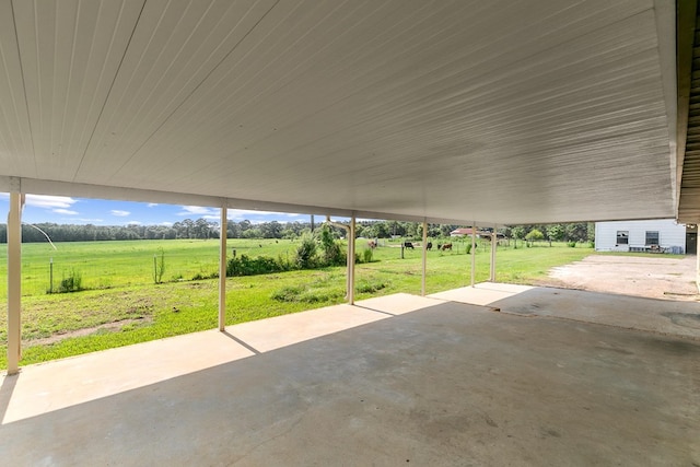 351 Hayborn Rd, Webb, AL 36376 - view of patio with a view of countryside and a carport