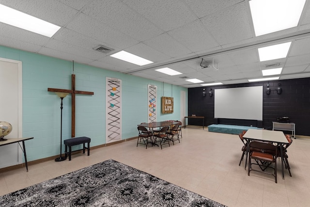 2054 John D Odom Rd, Dothan, AL 36303 - playroom featuring a drop ceiling