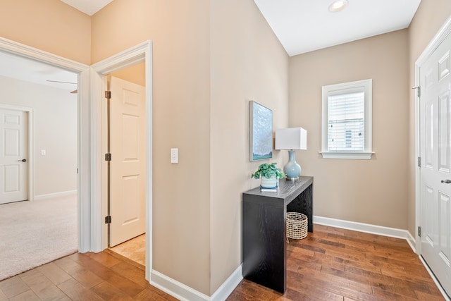328 Hidden Creek Cir, Dothan, AL 36301 - foyer featuring hardwood / wood-style floors and baseboards