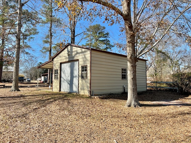 view of outbuilding