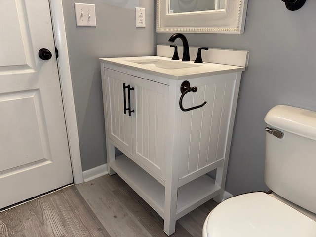 471 Faith St, Enterprise, AL 36330 - bathroom featuring vanity and wood finished floors