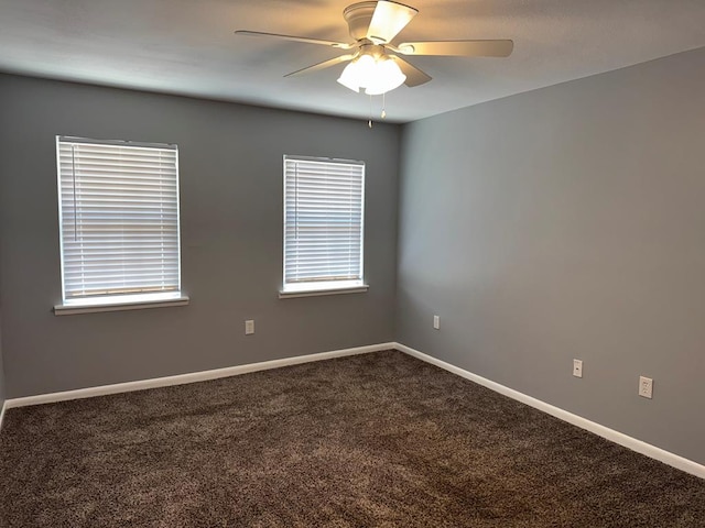 471 Faith St, Enterprise, AL 36330 - carpeted empty room with ceiling fan and baseboards