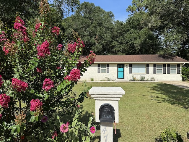 471 Faith St, Enterprise, AL 36330 - view of front of home featuring a front yard