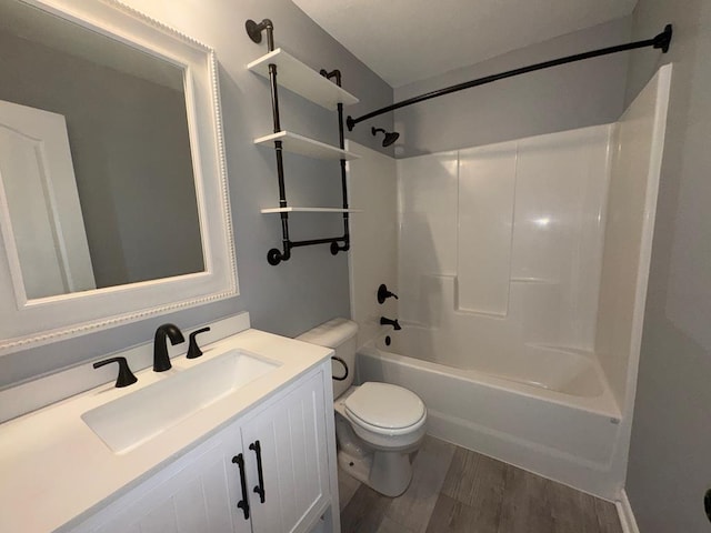 471 Faith St, Enterprise, AL 36330 - full bath with vanity, wood finished floors, and  shower combination