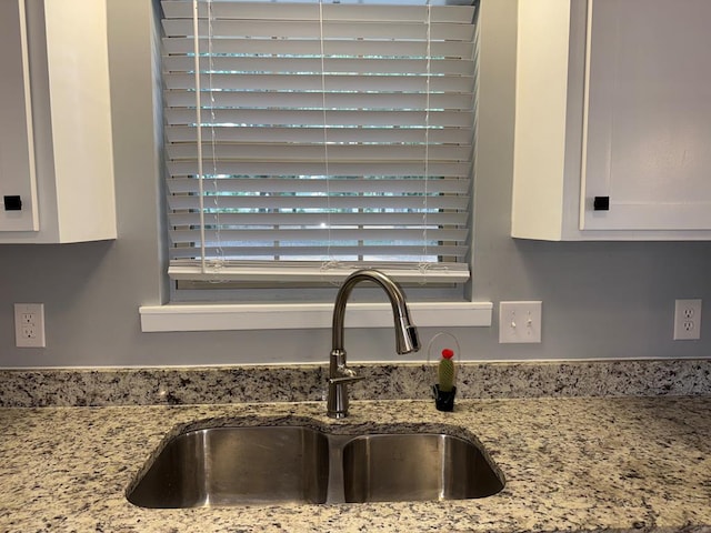 471 Faith St, Enterprise, AL 36330 - kitchen view of white cabinetry and light stone countertops