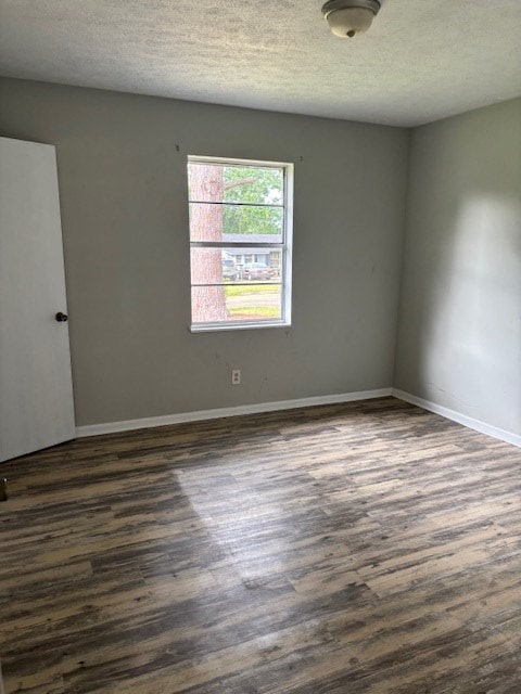 195 Donnie Mae Dr, Dothan, AL 36301 - spare room featuring dark wood finished floors and a textured ceiling