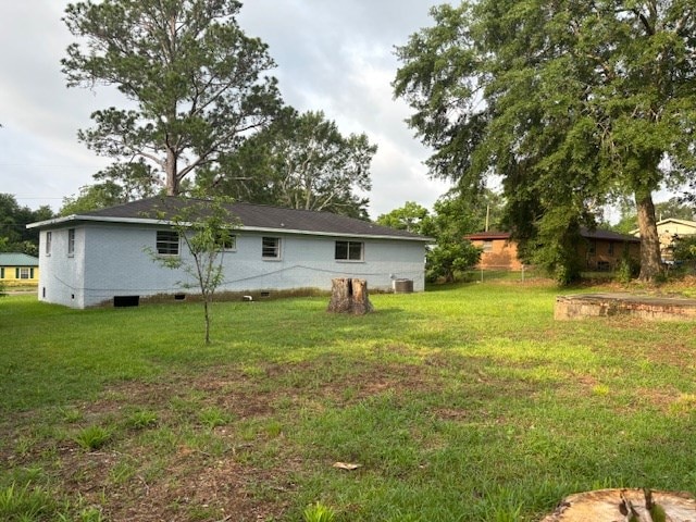 195 Donnie Mae Dr, Dothan, AL 36301 - back of property with a lawn