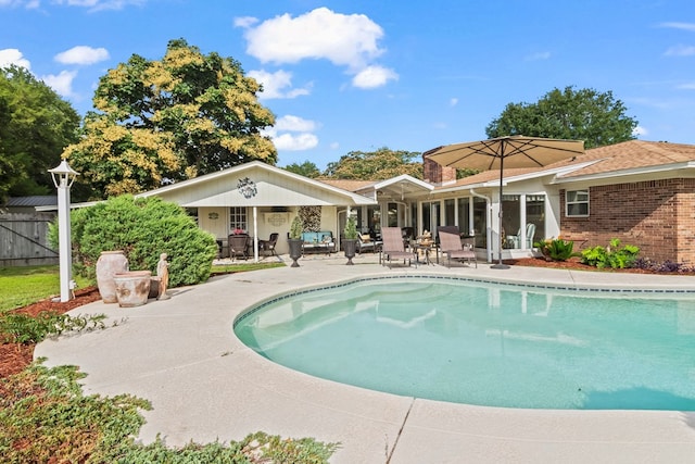 13215 E State Highway 52, Hartford, AL 36344 - outdoor pool with a patio