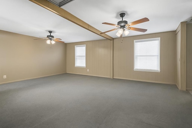 13215 E State Highway 52, Hartford, AL 36344 - carpeted spare room featuring ceiling fan and baseboards