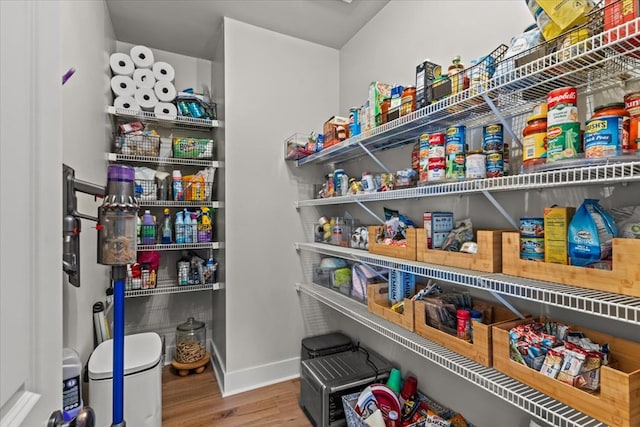 view of storage area