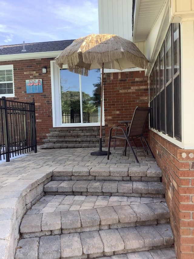210 E Hickory Bend Rd, Enterprise, AL 36330 - view of patio