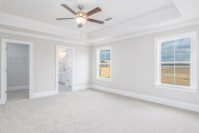 empty room with carpet flooring and ceiling fan