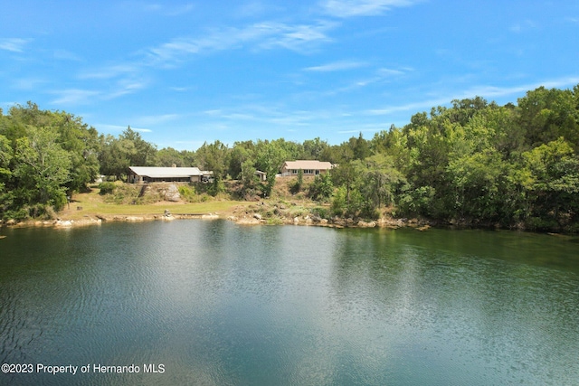 property view of water