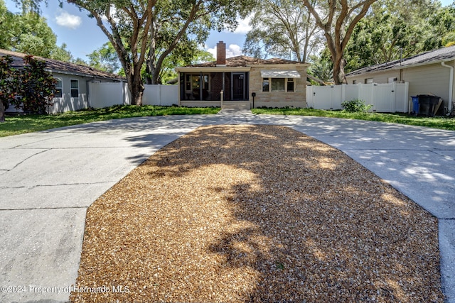 view of ranch-style house