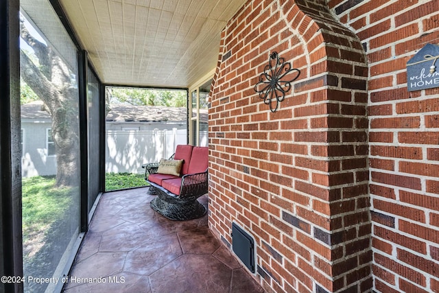 6635 Stewart Ave N, Saint Petersburg, FL 33702 - view of unfurnished sunroom