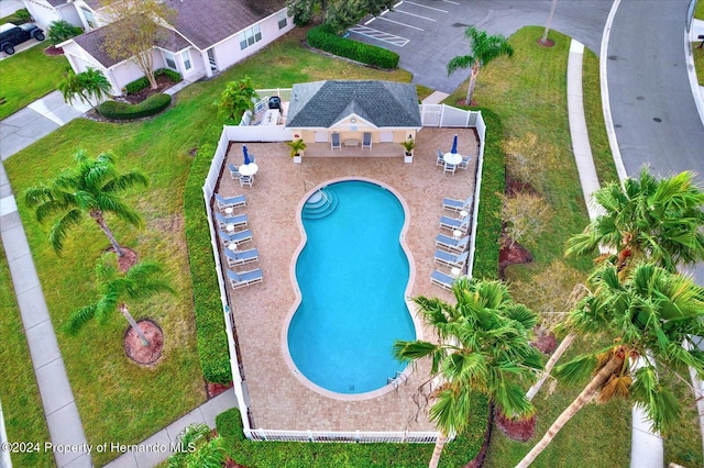 view of pool