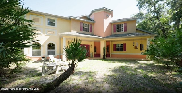 view of rear view of property