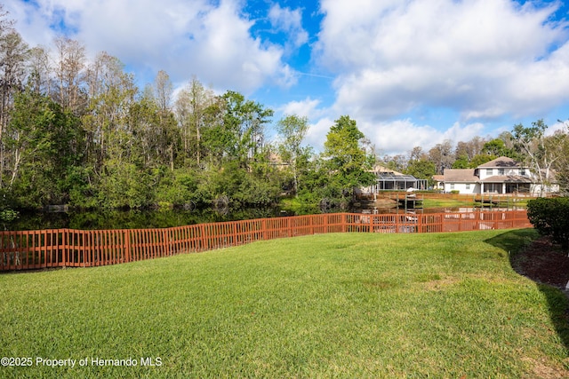 21312 Preservation Dr, Land O Lakes, FL 34638 - view of yard with fence