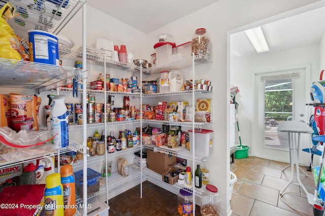 view of pantry