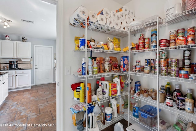 view of pantry