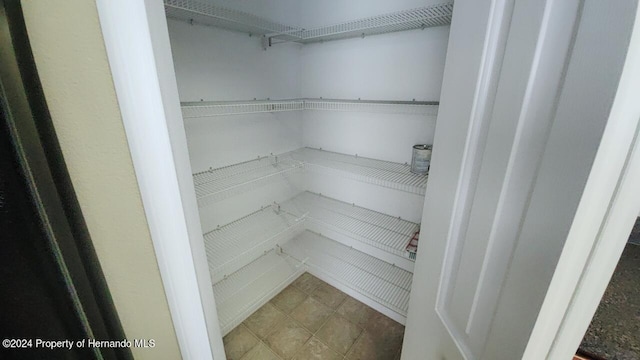 view of pantry