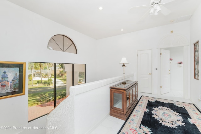 11915 W Riverhaven Dr, Homosassa, FL 34448 - corridor with recessed lighting and baseboards
