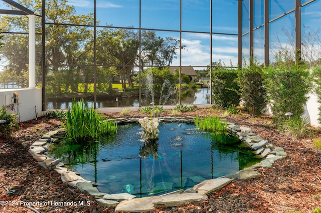 11915 W Riverhaven Dr, Homosassa, FL 34448 - view of swimming pool with a lanai and a swimming pool