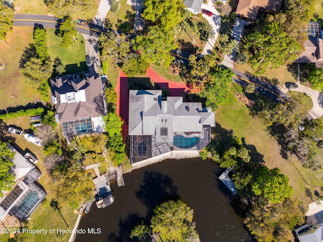 11915 W Riverhaven Dr, Homosassa, FL 34448 - bird's eye view of a nearby body of water