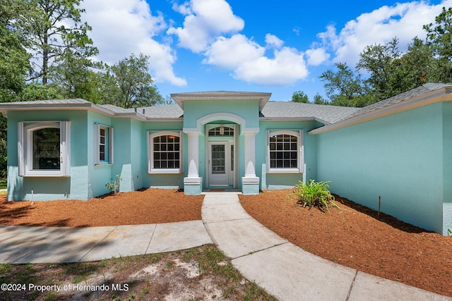 view of front of house