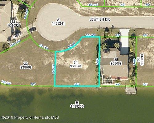 3360 Jewfish Dr, Hernando Beach FL, 34607 land for sale