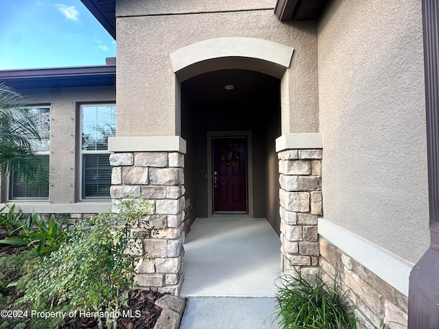 view of property entrance