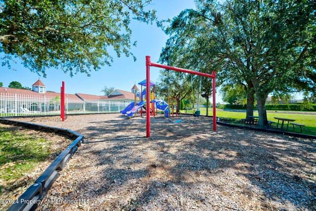 view of jungle gym