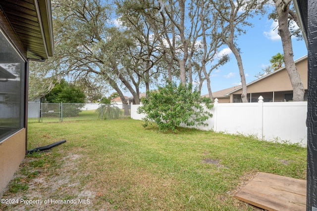 8227 Rhanbuoy Rd, Spring Hill, FL 34606 - view of fenced backyard