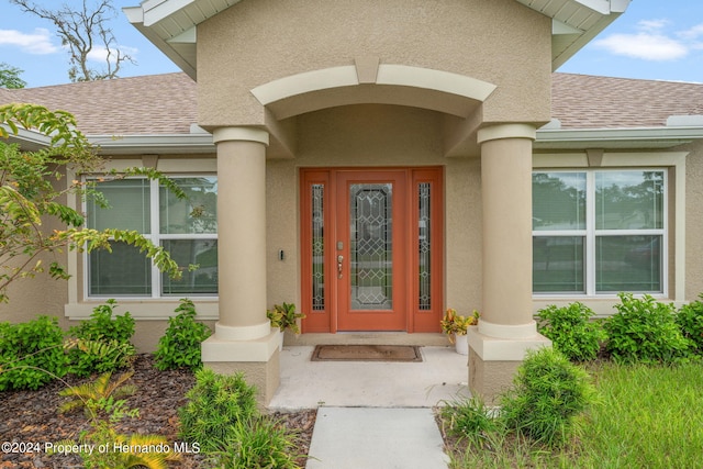 view of entrance to property