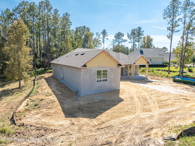 view of side of property