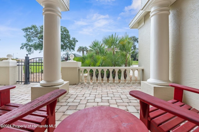 view of patio